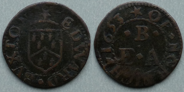 Norwich, Edward Buxton 1653 farthing